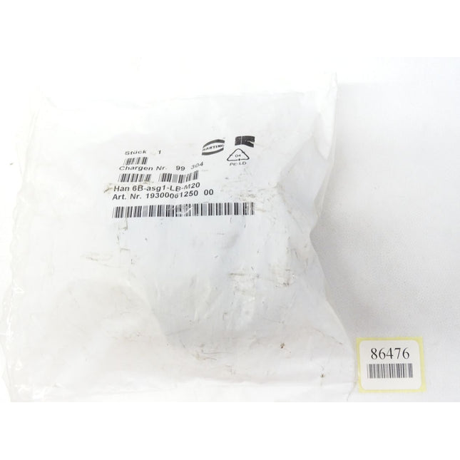 Harting HAN 6B-asg1-LB-M20 / 19300061250 / Neu OVP - Maranos.de