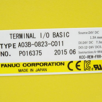Fanuc A03B-0823-C011 Terminal I/0 Basic Modul  A03B-0823-CO11 - NEU - Maranos.de