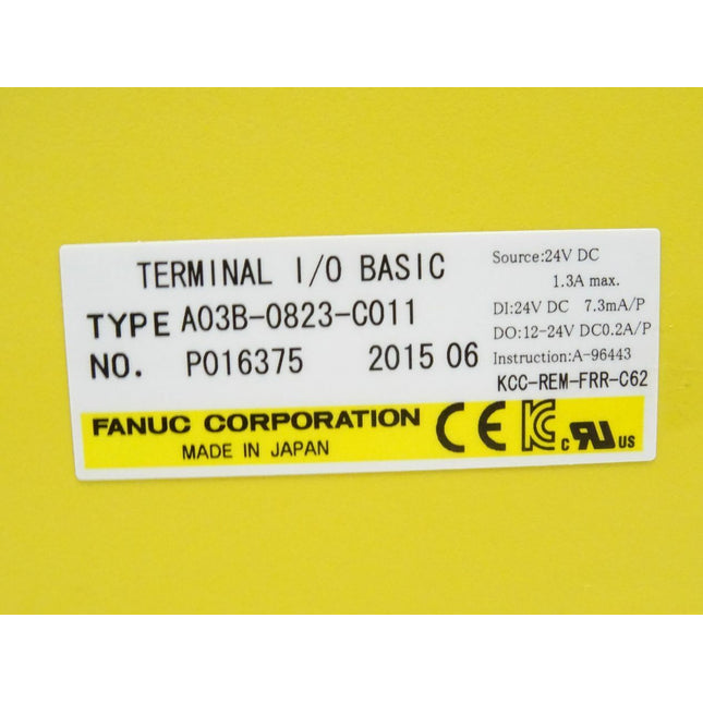 Fanuc A03B-0823-C011 Terminal I/0 Basic Modul  A03B-0823-CO11 - NEU - Maranos.de