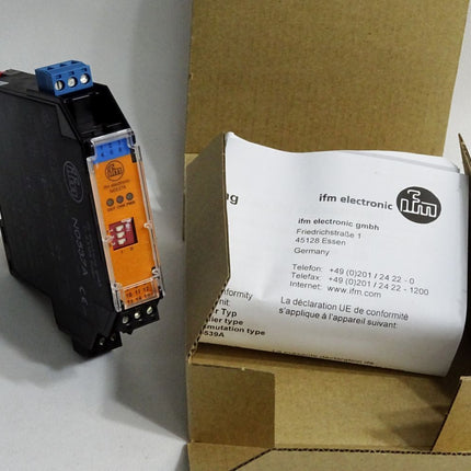 Ifm Electronic N0537A NV1122/24VDC/TR/1D/1G Trennschaltverstärker / Neu OVP - Maranos.de