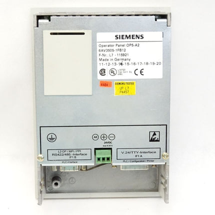 Siemens OP5-A2 Operator Panel 6AV3505-1FB12 6AV3 505-1FB12 - Maranos.de