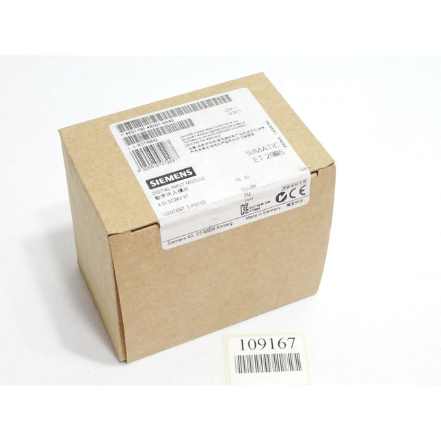 Siemens ET200S 6ES7131-4BD01-0AA0 6ES7 131-4BD01-0AA0 Inhalt:5 Stück / Neu OVP versiegelt - Maranos.de