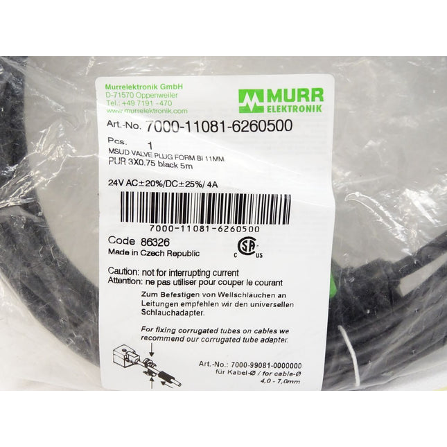 Murr Elektronik 7000-11081-6260500 / Neu OVP - Maranos.de