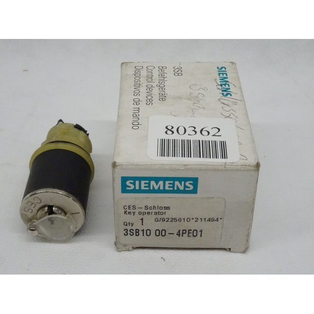 Siemens 3SB1000-4PE01 / 3SB10 00-4PE01 CES-Schloss Key Operator NEU-OVP - Maranos.de