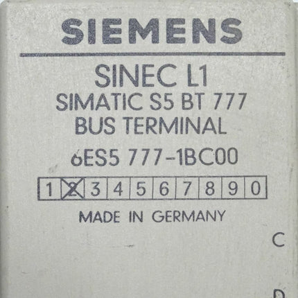 Siemens 6ES5777-1BC00 Simatic S5 6ES5 777-1BC00 Sinec L1 - Maranos.de