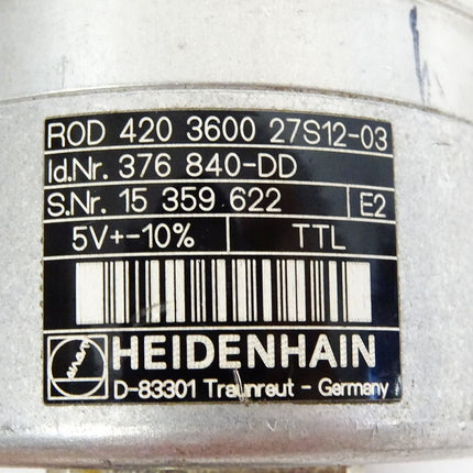 Heidenhain Drehgeber ROD 420 3600 27S12-03 / 376840-DD - Maranos.de