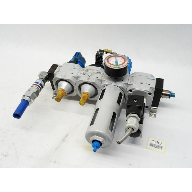 Festo 162809 + 172961 + 162721 + 164952 + 10773 / HE-D MIDI+HEE-D-MIDI-230+LFR-D-5M-MIDI+FRM-D-MIDI+PEV-1/4-B - Maranos.de