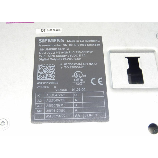Siemens 6FC5372-0AA01-0AA1 / 6FC5 372-0AA01-0AA1 Sinumerik 840D NCU 720.2PN - Maranos.de