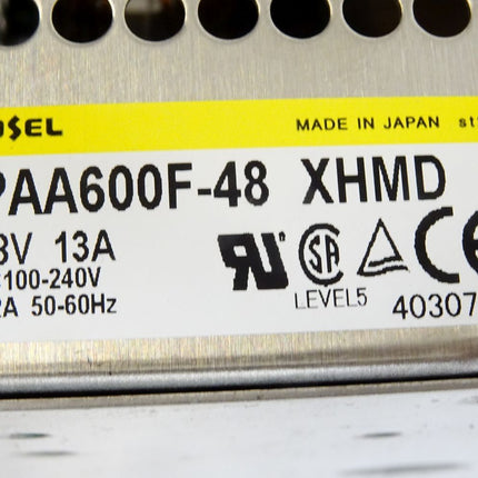 Cosel PAA600F-48 XHMD Power Supply - Maranos.de