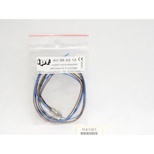 Ipf electronic Stecker AV98A213 / Neu OVP - Maranos.de