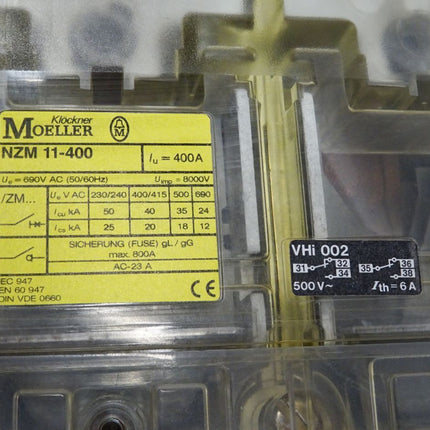 Klöckner Moeller NZM11-400 400A Leistungsschalter - Maranos.de