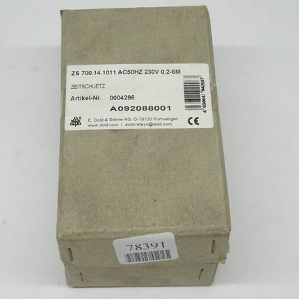 E. Dold & Söhne KG ZS 700.14.1011 / 0004296 Zeitschütz 0,2-6m NEU-OVP - Maranos.de