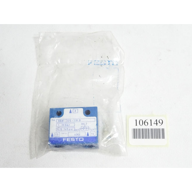 Festo 6681 ODER-Glied OS-1/8-B / Neu OVP - Maranos.de