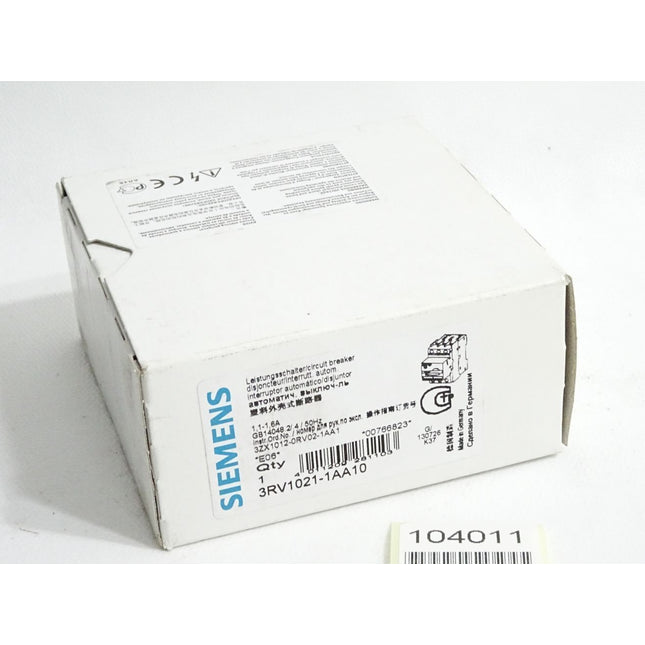 Siemens leistungsschalter 3RV1021-1AA10 / Neu OVP - Maranos.de
