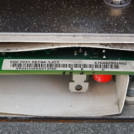 Siemens Simovert Frequenzumrichter 6SE7031-2EF60-Z G91 mit Optionskarte 6SE7090-0XX84-0AB0 + 6SE7090-0XX84-0FF5 - Maranos.de