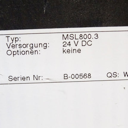 Wilhelm MSL800.3 - Maranos.de