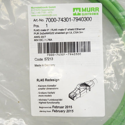 Murr Elektronik 7000-74301-7940300 / Neu OVP - Maranos.de
