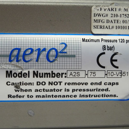 Aero2 A2S-75-10-V551R Pneumatisches Vakuumventil 8bar - Maranos.de