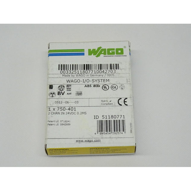 Wago 750-401 I/O-System digitale Eingangsklemme 750401 NEU-versiegelt - Maranos.de