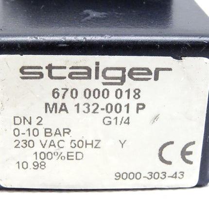 Staiger 680000382 / ZA-SAH-6F-S190 + 670000018 / MA132-001P - Maranos.de
