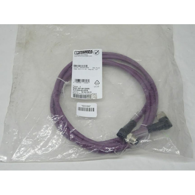 Phoenix Contact SAC-5P-M12MR/2,0-920/M12FR Sensor / Aktor Kabel 1543935 NEU-versiegelt - Maranos.de