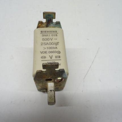 Siemens 3x 3NA1 015 Sicherung 500V / 25A 00/gT / VDE0660 neu-OVP - Maranos.de