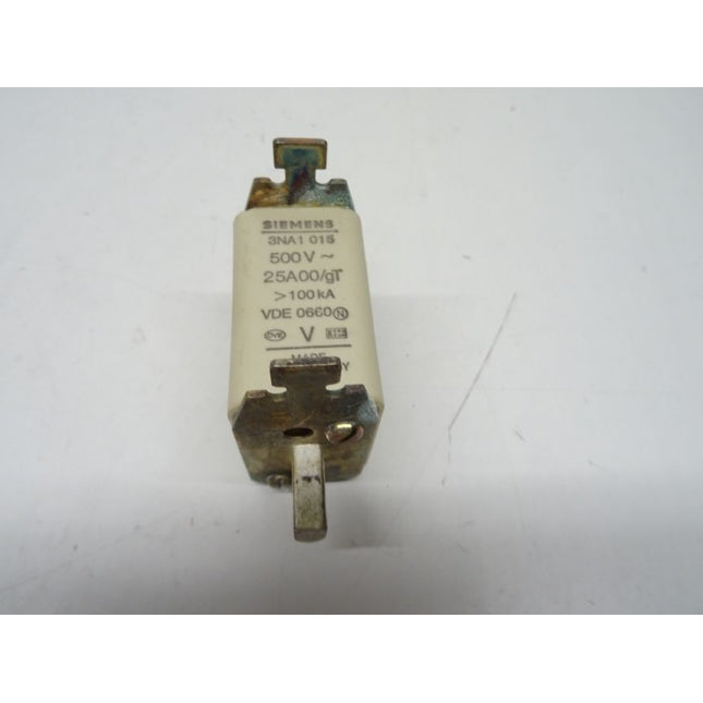 Siemens 3x 3NA1 015 Sicherung 500V / 25A 00/gT / VDE0660 neu-OVP - Maranos.de