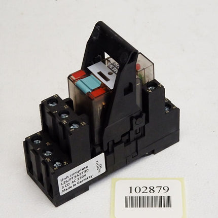 Siemens PT3A5T30 Relais PT370730 mit Sockel PT78730 - Maranos.de