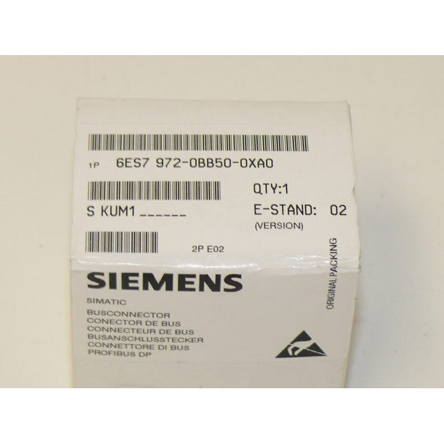 NEU- versiegelt Siemens Simatic  6ES7972-0BB050-0AX / 6ES7 972-0BB050-0AX - Maranos.de