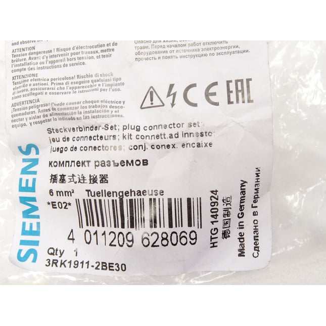 Siemens 3RK1911-2BE30 / Steckverbinder-Set (wie abgebildet) / Neu OVP - Maranos.de