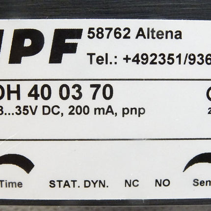 Ipf electronic Sensor Optisch OH400370 / Neu - Maranos.de