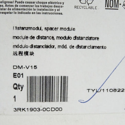 Siemens Distanzmodul 3RK1903-0CD00 / Neu OVP - Maranos.de