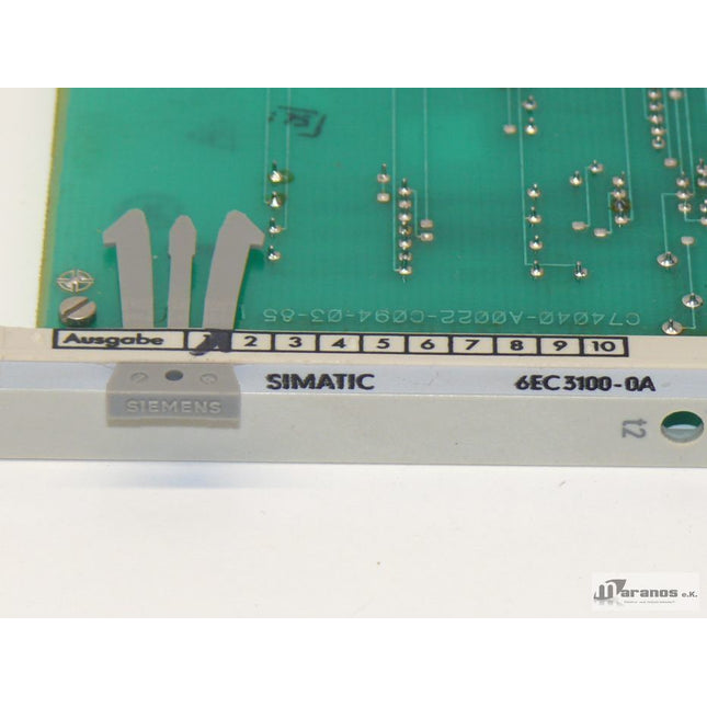 Siemens Simatic 6EC3101-0A / 6EC3 101-0A - Maranos.de