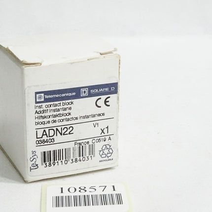 Telemecanique Hilfskontaktblock LADN22 038403 / Neu OVP - Maranos.de
