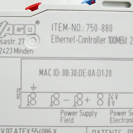 Wago 750-880 Controller Ethernet - Maranos.de
