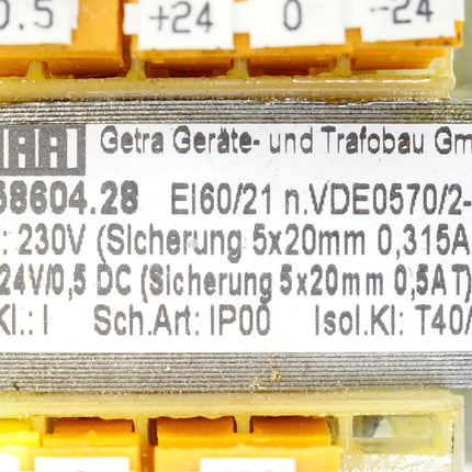 Getra Trafo BV 58604.28 230V 24V - Maranos.de