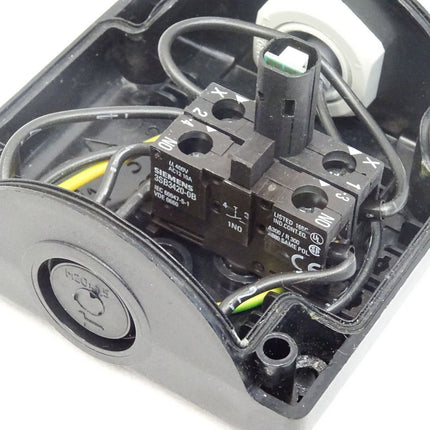 Siemens Gehäuse Drucktaster weiß + 2x 3SB3420-0B - Maranos.de