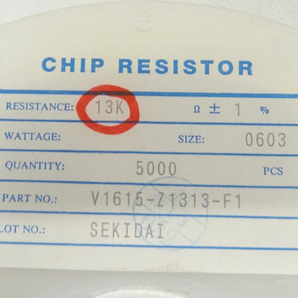 5000x Kondensatoren 13K / V1615-Z1313-F1 SEKIDAI - Maranos.de