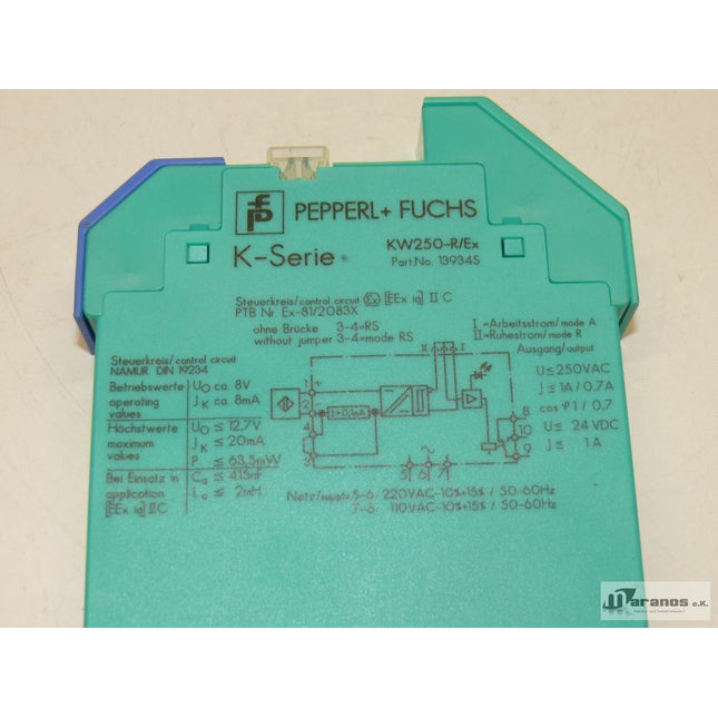 Pepperl+Fuchs KW 250-R/Ex Steuerkreis K-Serie Pepperl+Fuchs KW250-R/Ex - Maranos.de