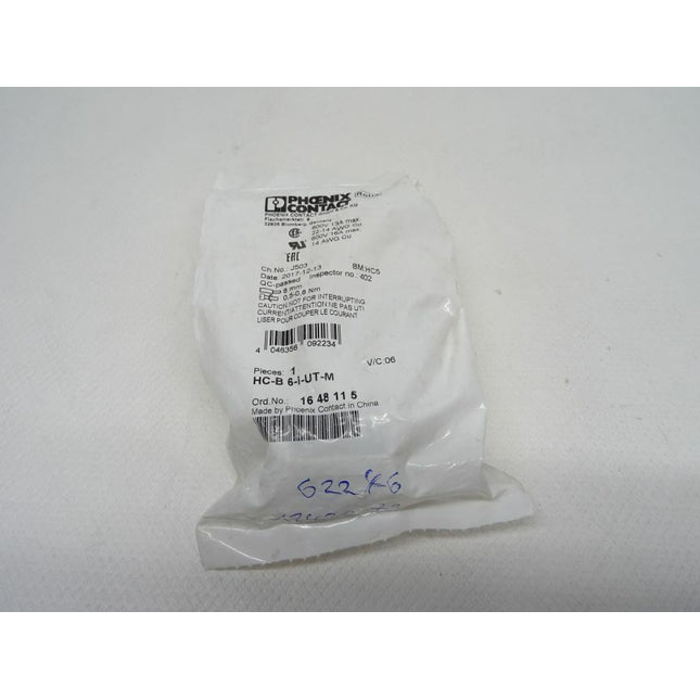 Phoenix Contact HC-B 6-I-UT-M Steckereinsatz Kontakteinsätze 1648115 neu-OVP - Maranos.de