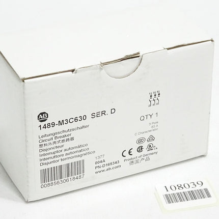 Allen Bradley 1489-M3C630 Leitungsschutzschalter / Neu OVP - Maranos.de