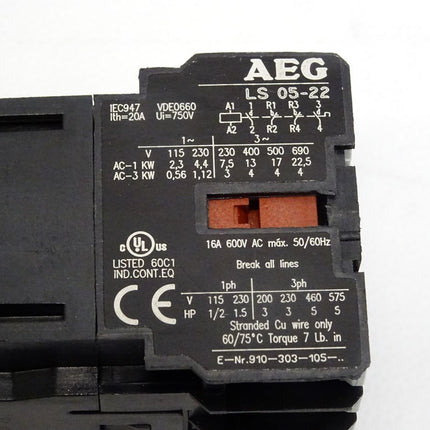 AEG Schütz LS05-22 910-303-105-00 - Maranos.de