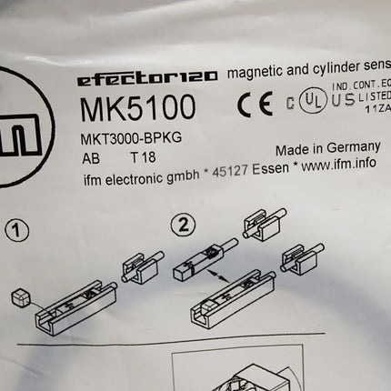 Ifm Efector120 MK5100 MKT3000-BPKG Der T-Nut Zylindersensor  / Neu OVP - Maranos.de