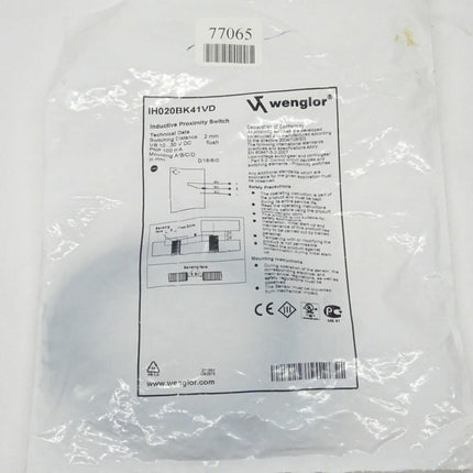Wenglor IH020BK41VD Inductive Proximity Switch NEU-OVP versiegelt - Maranos.de