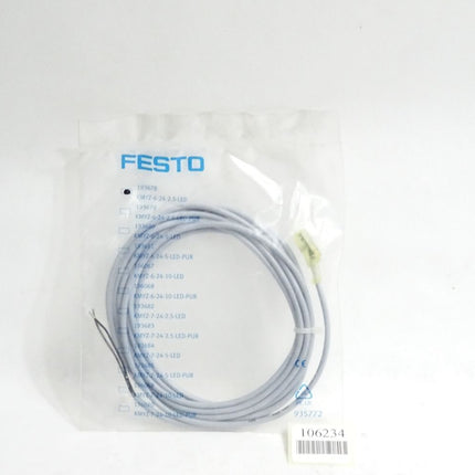 Festo 193678 KMYZ-6-24-2.5-LED Steckdosenkabel / Neu OVP - Maranos.de