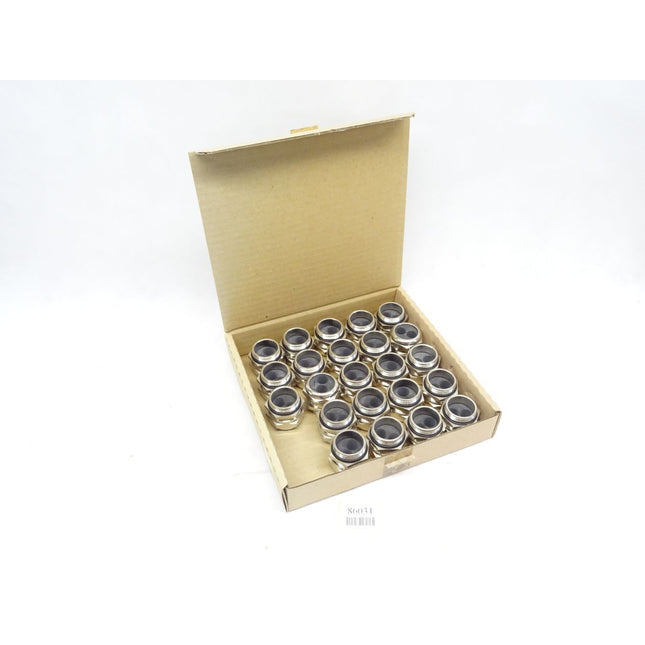 Agro 1321.02.11 Kabelverschraubung Messing Ni Duplo Pg21 / Inhalt:23Stück / Neu OVP - Maranos.de