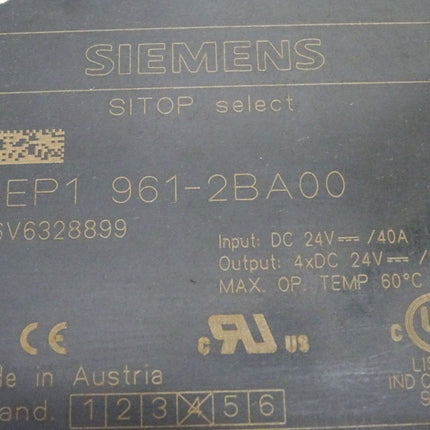 Siemens Sitop Select 6EP1961-2BA00 / 6EP1 961-2BA00 E:4 - Maranos.de