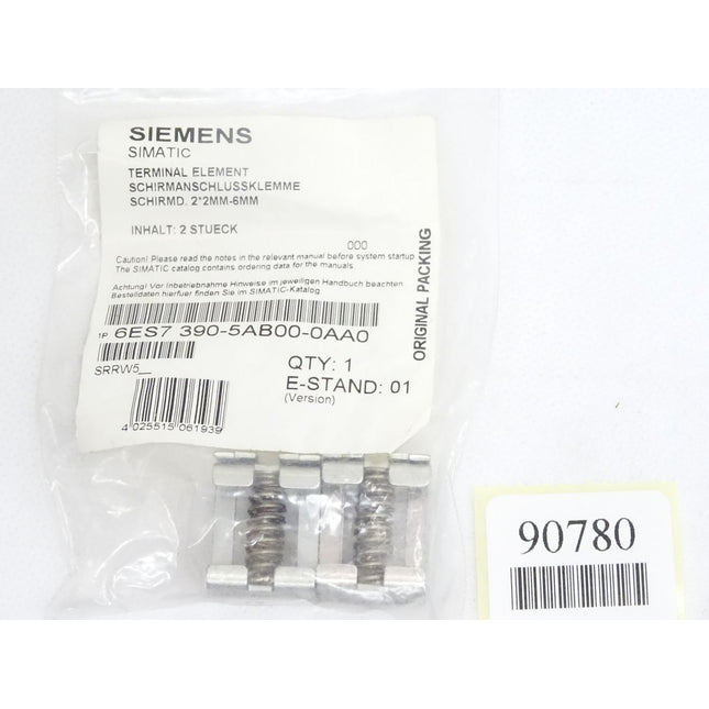 Siemens 6ES7390-5AB00-0AA0 / 6ES7 390-5AB00-0AA0 / Inhalt : 2 Stück / Neu OVP - Maranos.de