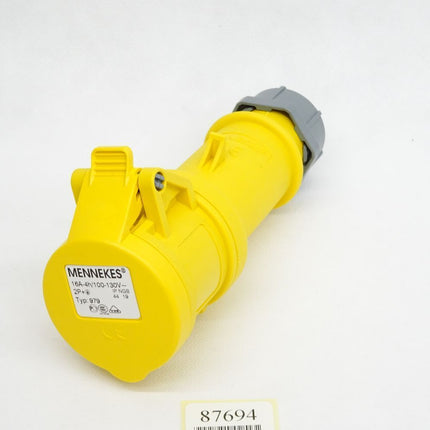 Mennekes Kupplung StarTOP 16A-4h/100-130V~ 2P+ Typ 979 3-polig / Neu - Maranos.de