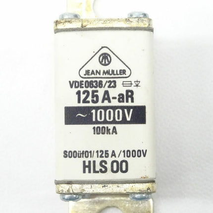 Jean Müller HLS00 125A Sicherungseinsatz 1000V neu-OVP - Maranos.de
